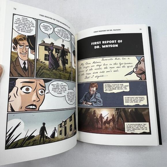 The Hound of The Baskervilles Sherlock Holmes Graphic Novel - Picture 4 of 7